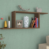 Wandregal Indianapolis Eiche-Optik Dunkel 70x15x30cm