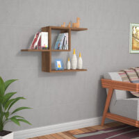 Wandregal Washington D.C. Eiche-Optik Dunkel 75x22x50cm