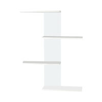 Wandregal Charlotte Weiss 78x17x10cm