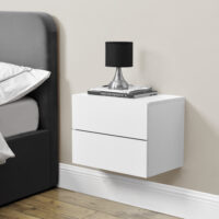 Nachttisch Amberg 40x29x30 cm Hängeregal mit 2 Schubladen