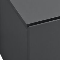 Nachttisch Amberg 40x29x30 cm Hängeregal mit 2 Schubladen