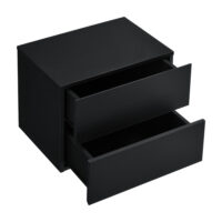 Nachttisch Amberg 40x29x30 cm Hängeregal mit 2 Schubladen