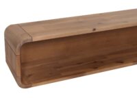 Wandregal Hängeregal Schweberegal Akazie Massiv-Holz gebeizt 160cm