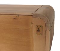 Wandregal Hängeregal Schweberegal Akazie Massiv-Holz gebeizt 160cm