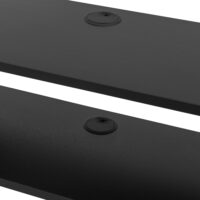 TV-Wandregal Los Angeles Schwarz