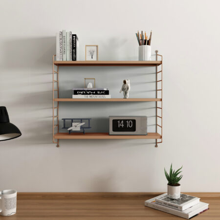 Modulares Wandregal Strängnäs Hellbraun matt