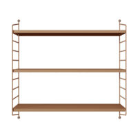 Modulares Wandregal Strängnäs Hellbraun matt