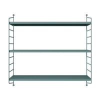 Modulares Wandregal Strängnäs Graublau matt