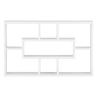 Wandregal Memphis Weiss 77x10x48cm