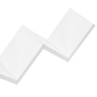 Wandregal Askim 72x15x14cm 2er Set Weiss