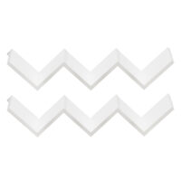 Wandregal Askim 72x15x14cm 2er Set Weiss