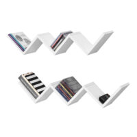 Wandregal Askim 72x15x14cm 2er Set Weiss