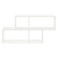 Wandregal Nashville Weiss 100x19.5x53cm