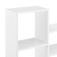 Wandregal Jacksonville Weiss 101x18x60cm mit 5 Ablagen