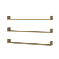 Wandregal-Set Arden 10x120x15cm Eiche