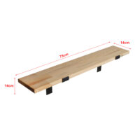 Wandregal Richmond 2er Set Natur