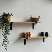 Wandregal Richmond 2er Set Natur