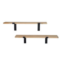 Wandregal Richmond 2er Set Natur