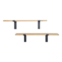 Wandregal Richmond 2er Set Natur