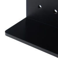 Wandregal Memphis Schwarz 60x15x40cm