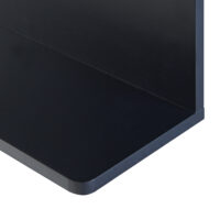 Wandregal Memphis Schwarz 60x15x40cm