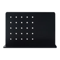 Wandregal Memphis Schwarz 60x15x40cm