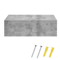 Wandregal Madison 2er Set Beton-Optik 46x30x15cm