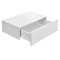Wandregal Madison 2er Set Holzfarben/Weiss Matt 46x30x15cm