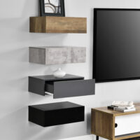 Wandregal Madison 4er Set 46x30x15cm in vier Farben