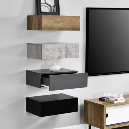 Wandregal Madison 4er Set 46x30x15cm in vier Farben