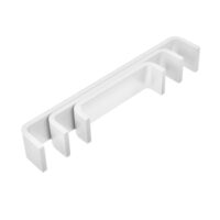 Wandregal Greiz 3er Set Trend Style Retro Design Weiss Matt