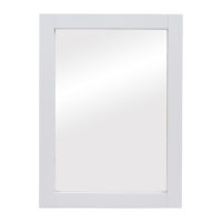 Wandspiegel JAM-L86 Badezimmer Badspiegel 72x52cm weiss