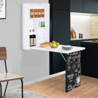 Wandtisch Wandklapptisch Schreibtisch mit Tafel 60x94.5x147cm