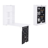 Wandtisch Wandklapptisch Schreibtisch mit Tafel 60x94.5x147cm