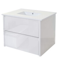 Waschbecken + Unterschrank JAM-B19 Waschtisch hochglanz 50x80cm