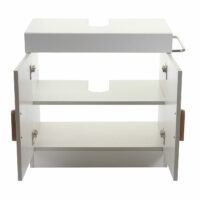 Waschbeckenunterschrank Badezimmerschrank ~ weiss