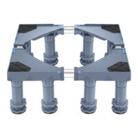 Waschmaschinen-Untergestell Kirburg 8 Füsse 400kg Grau