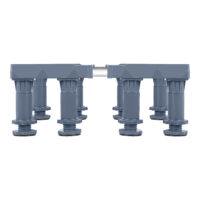 Waschmaschinen-Untergestell Kirburg 8 Füsse 400kg Grau