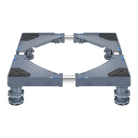 Waschmaschinen-Untergestell Marklohe 4 Füsse max. 300kg Grau