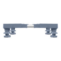 Waschmaschinen-Untergestell Marklohe 4 Füsse max. 300kg Grau