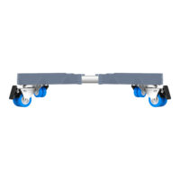 Waschmaschinen-Untergestell Zaberfeld 4 Rollen max. 300kg Grau