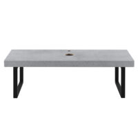 Waschtischplatte 100x45x30 cm mit Handtuchhalter Betonoptik