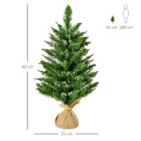 Weihnachtsbaum 0.6m 70 Zweige Ø35x60Hcm