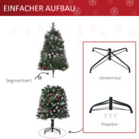 Weihnachtsbaum 1.5m 360 Äste Ø50x150cm