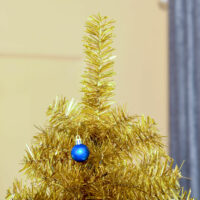 Weihnachtsbaum 180cm Gold künstlicher Christbaum