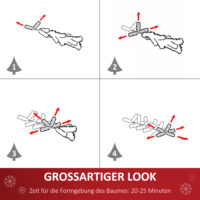 Weihnachtsbaum mit Schnee Dunkelgrün 150cm