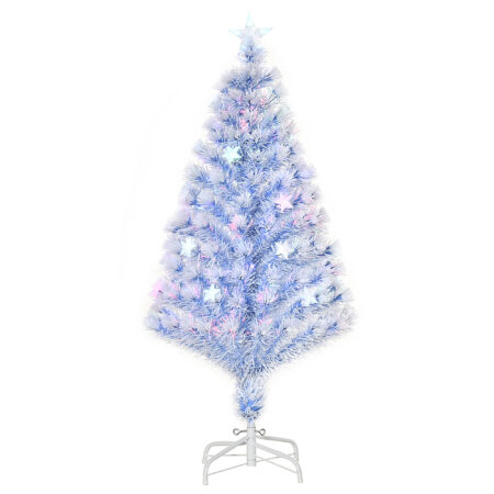Weihnachtsbaum weiss mit Licht 120cm Tannenbaum