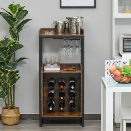 Weinregal 9 Flaschen-Weinschrank Barschrank