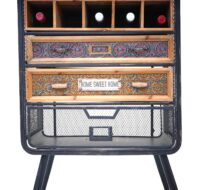 Weinregal Barschrank Tanne Vintage ~ 10 Flaschen