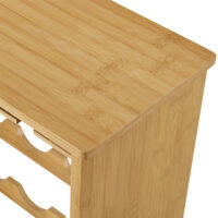 Weinregal Fetlar 16 Flaschen Bambus 84.8x50x24cm